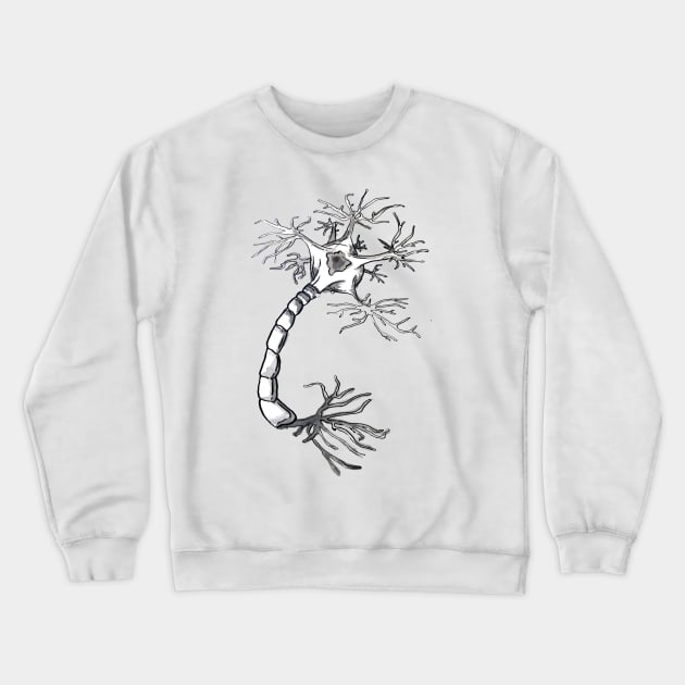 Neuron Crewneck Sweatshirt by apokatastasis